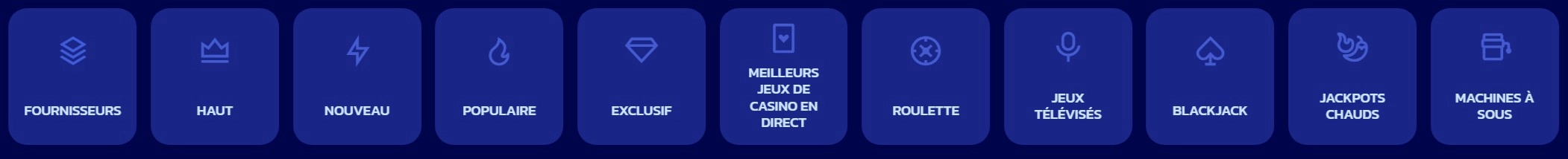 Jeux disponibles chez Shibuspins Casino